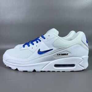 Nike Air Max 90 Shoes Mens Size 11 White Blue Sneakers w/ Box DV3503-100 *READ*